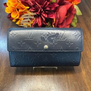 Louis Vuitton Black Monogram Wallet